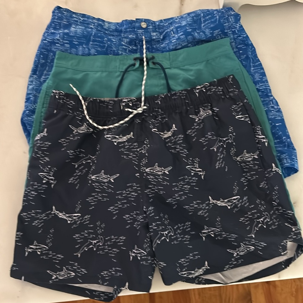 Lot of three men’s swim trunks